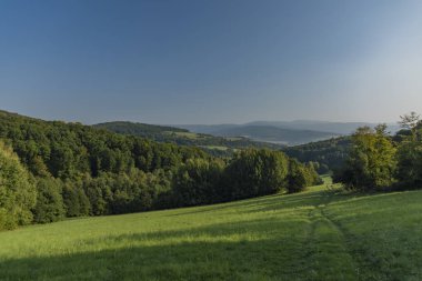 Slovakya karstik yaz sıcak gün içinde