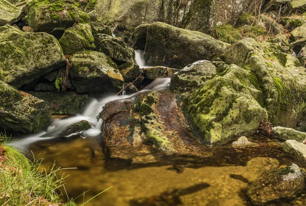 Creek near Velky Stolpich waterfall — Stock Photo, Image