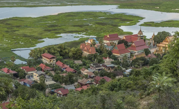 Vista desde Phnom Krom tepmple — Foto de Stock