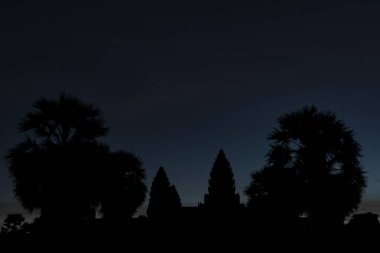 Angkor Wat Tapınağı güneş doğmadan önce