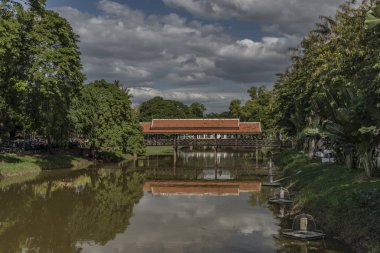 Kamboçya'da güneşli gün Siem Reap şehirde