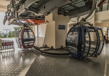 Teleferik Vietnam Da Lat şehirde