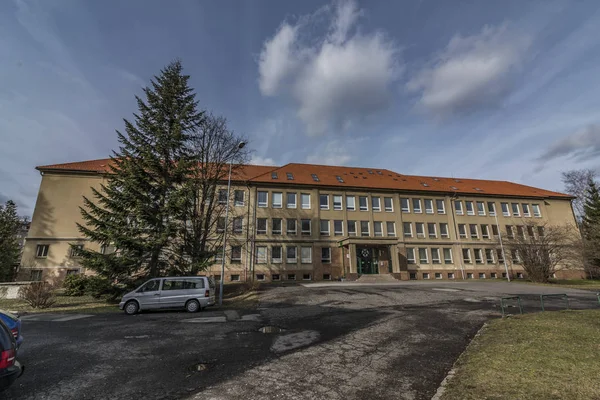 Gebäude in Liberec Stadt in Nordböhmen — Stockfoto