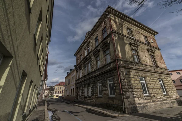 Budovy v městě Liberec na severu Čech — Stock fotografie