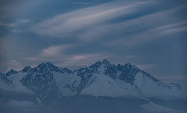 Vysoke Tatry βουνά το χειμώνα — Φωτογραφία Αρχείου