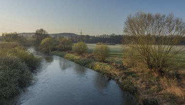 Sunrise near Bakov nad Jizerou town