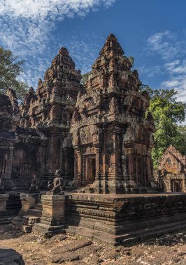 Kamboçya'da Banteay Srei Tapınağı
