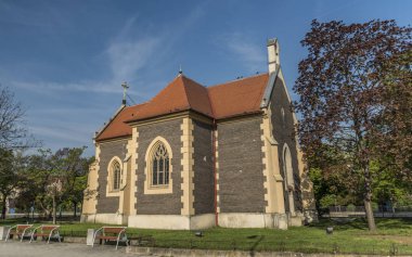 Breclav town south Moravia'deki / daki kilisede