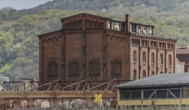 Usti nad Labem şehirdeki binaların dış