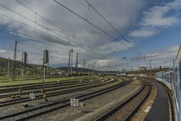 Station ouest à Usti nad Labem ville — Photo