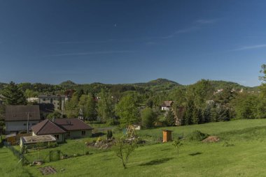 Güzel bir güneşli sabah Köyü