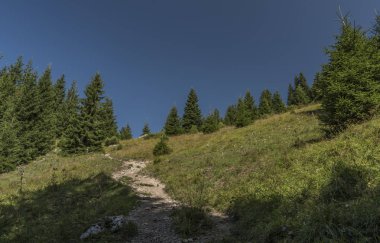 Velky Choc tepenin altında güneşli gün
