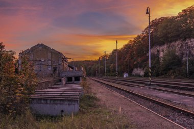 Station Bakov nad Jizerou in central Bohemia
