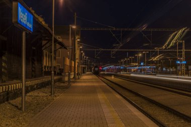Veseli nad Luznici gece istasyonu Güz