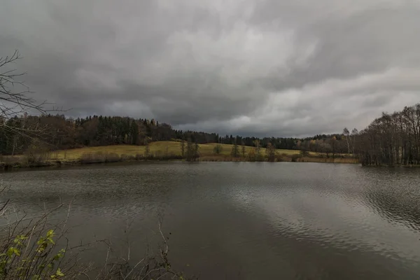 Sychrov pond near Horni Studenky village — Stock Photo, Image