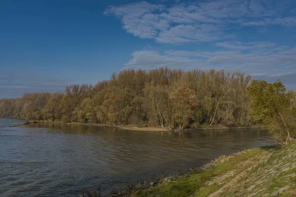Συμβολή των ποταμών Dunaj και Μοράβα — Φωτογραφία Αρχείου