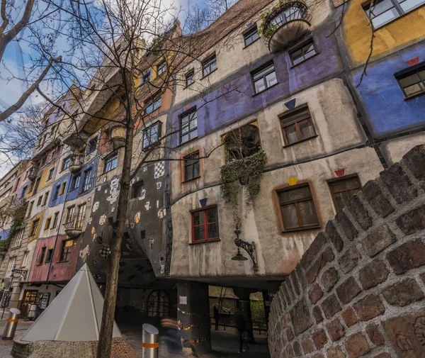 Hunderwasser dom w stolicy Wien Austria — Zdjęcie stockowe