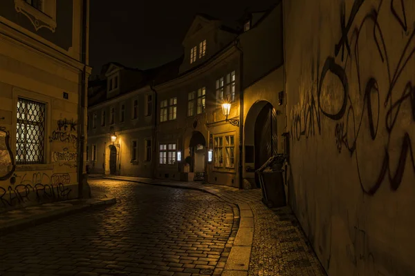 Street near Charles bridge in Prague — Stock Photo, Image