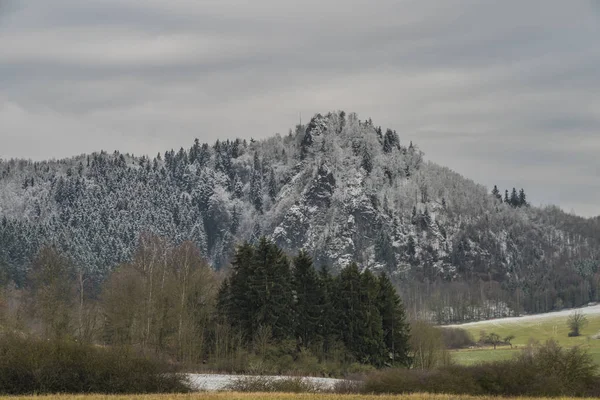 View from meadow near Semnicka rock — Stock Photo, Image