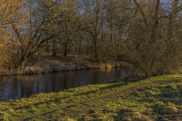 Río Malse cerca de la ciudad Ceske Budejovice —  Fotos de Stock