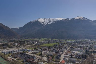 Ebensee deniz ve şehir büyük Alpleri'nde