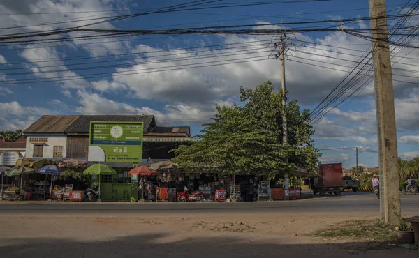 Ciudad de Siem Reap en Camboya — Foto de Stock