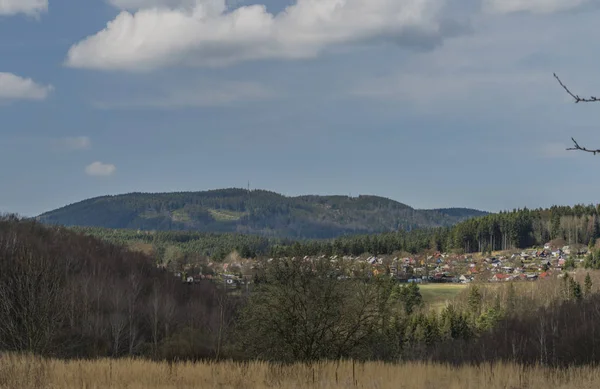 Landschap nabij Horni Slavkov town — Stockfoto