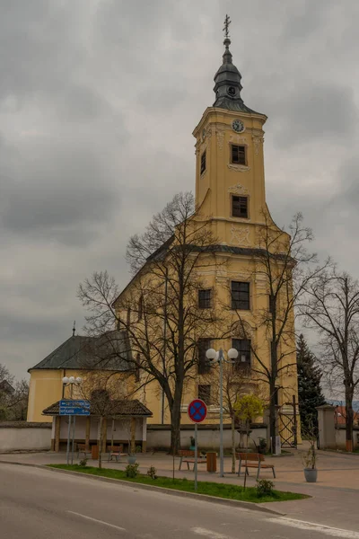 Εκκλησία Του Αγίου Πέτρου Και Παύλου Στο Χωριό Pruske Την — Φωτογραφία Αρχείου