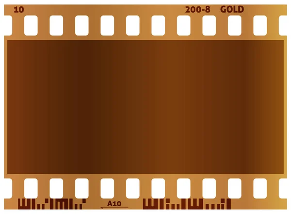 Filmový pás. Skutečnou barvu vektorové ilustrace — Stockový vektor