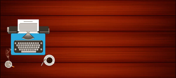 Blogger or writer template. 