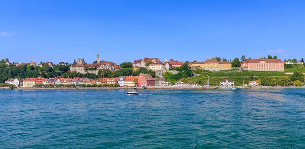 Meersburg Panorama od Bodamského jezera — Stock fotografie