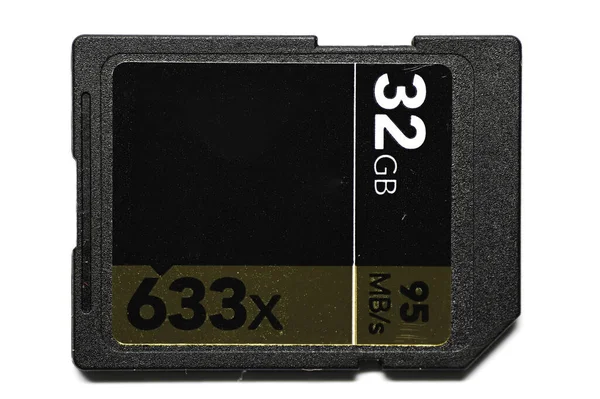 SD card front