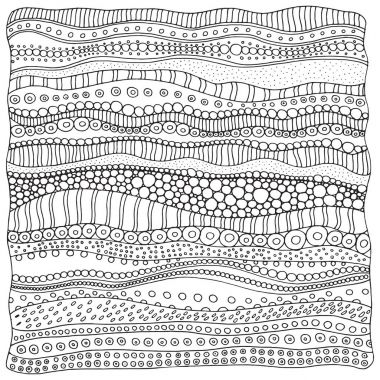  Etnik desen çizilmiş