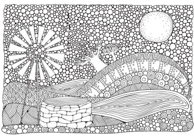 Baraj sızıntı ile pompa yel değirmeni su