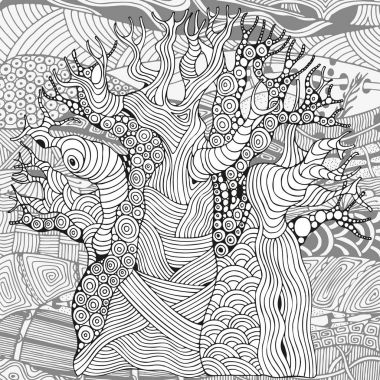 Afrika Baobap Ağacı