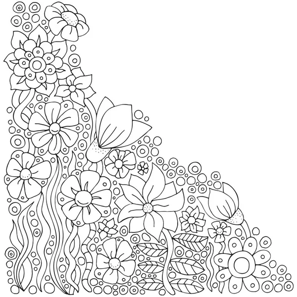 Pattern for coloring book — Stock Vector