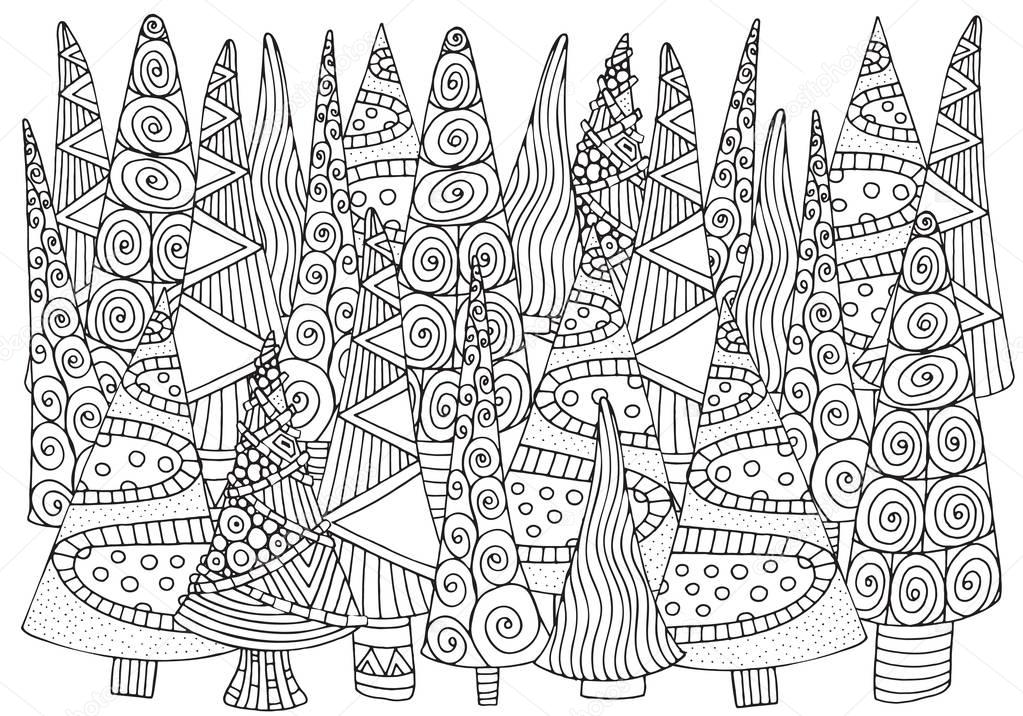 Pattern for coloring book 