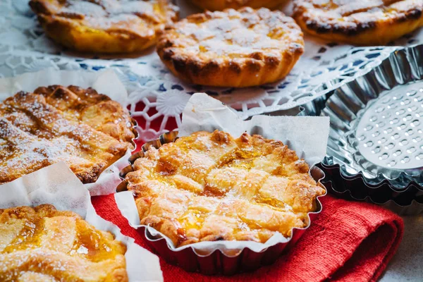 Zelfgemaakte Jam taartjes — Stockfoto