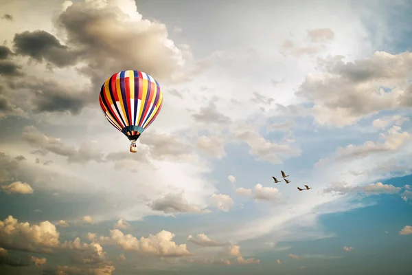 Heißluftballon — Stockfoto