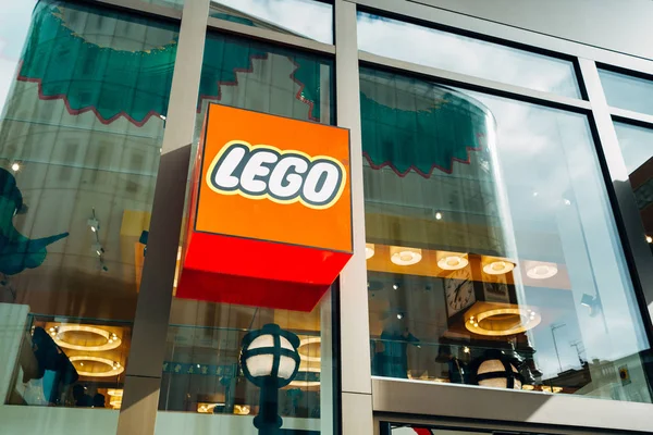 Παράθυρα κατάστημα Lego — Φωτογραφία Αρχείου