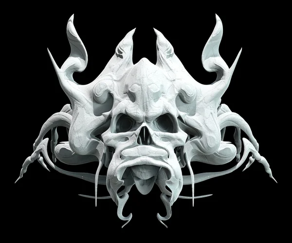 Skull design 3D illustration — Stock Photo, Image