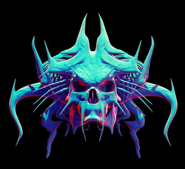 Skull design 3D illustration — Stock Photo, Image