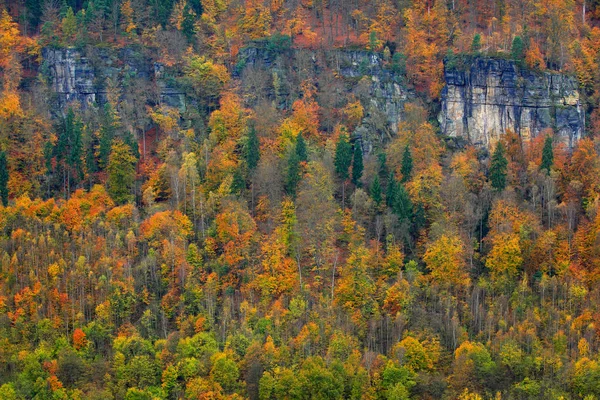 Vackert landskap med stenar — Stockfoto