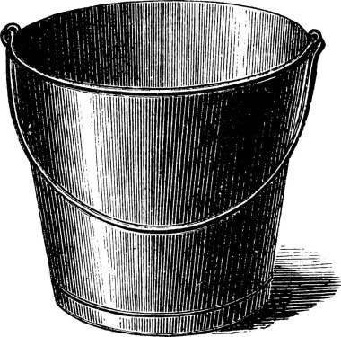 Vintage Fotoğraf kova