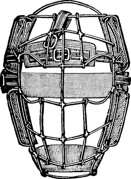 Vintage görüntü beyzbol maskesi — Stok fotoğraf