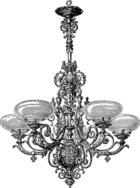 Vintage image chandelier — Stock Photo, Image