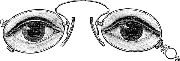 复古形象眼 — 图库照片