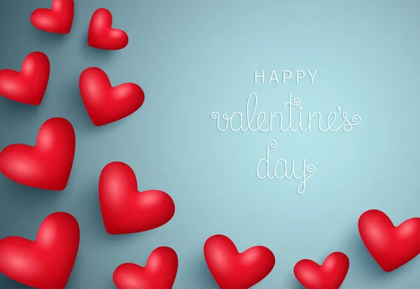 Happy Valentine's Day achtergrond. Vector illustratie eps10 — Stockvector