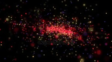 Farklı renkteki parçacıkların döndürme.