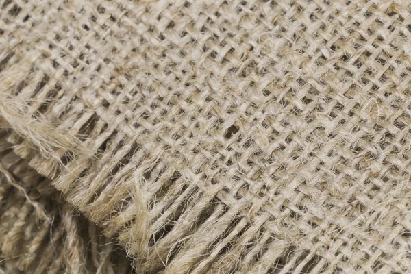 Burlap textura pozadí Stock Obrázky